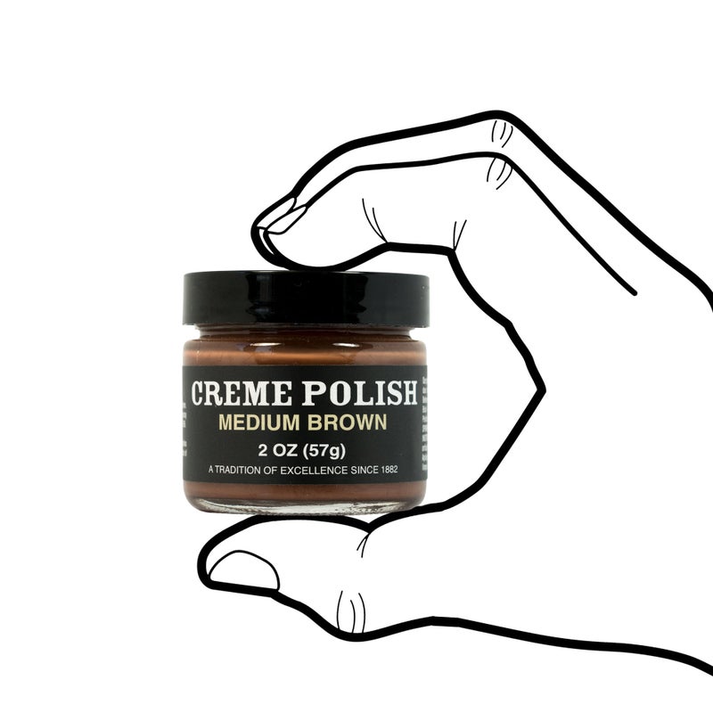 Bickmore Cream Shoe Polish - Medium Brown Leather Shoe Care, Nourishing Formula, Fills Scratches, High-Gloss Shine, Long-Lasting, Made in USA - Image 5